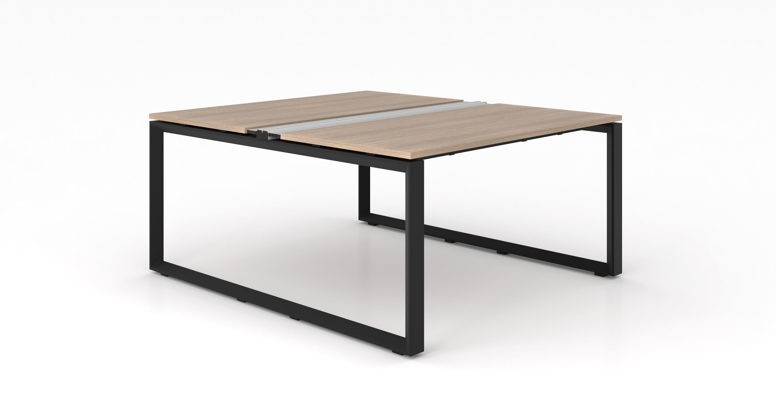 Veloce Double Station with Wire Management 57"x60"