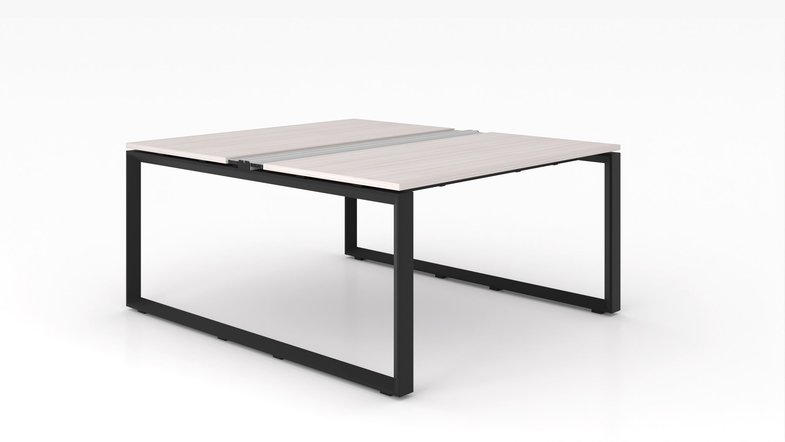 Veloce Double Station with Wire Management 57"x60"
