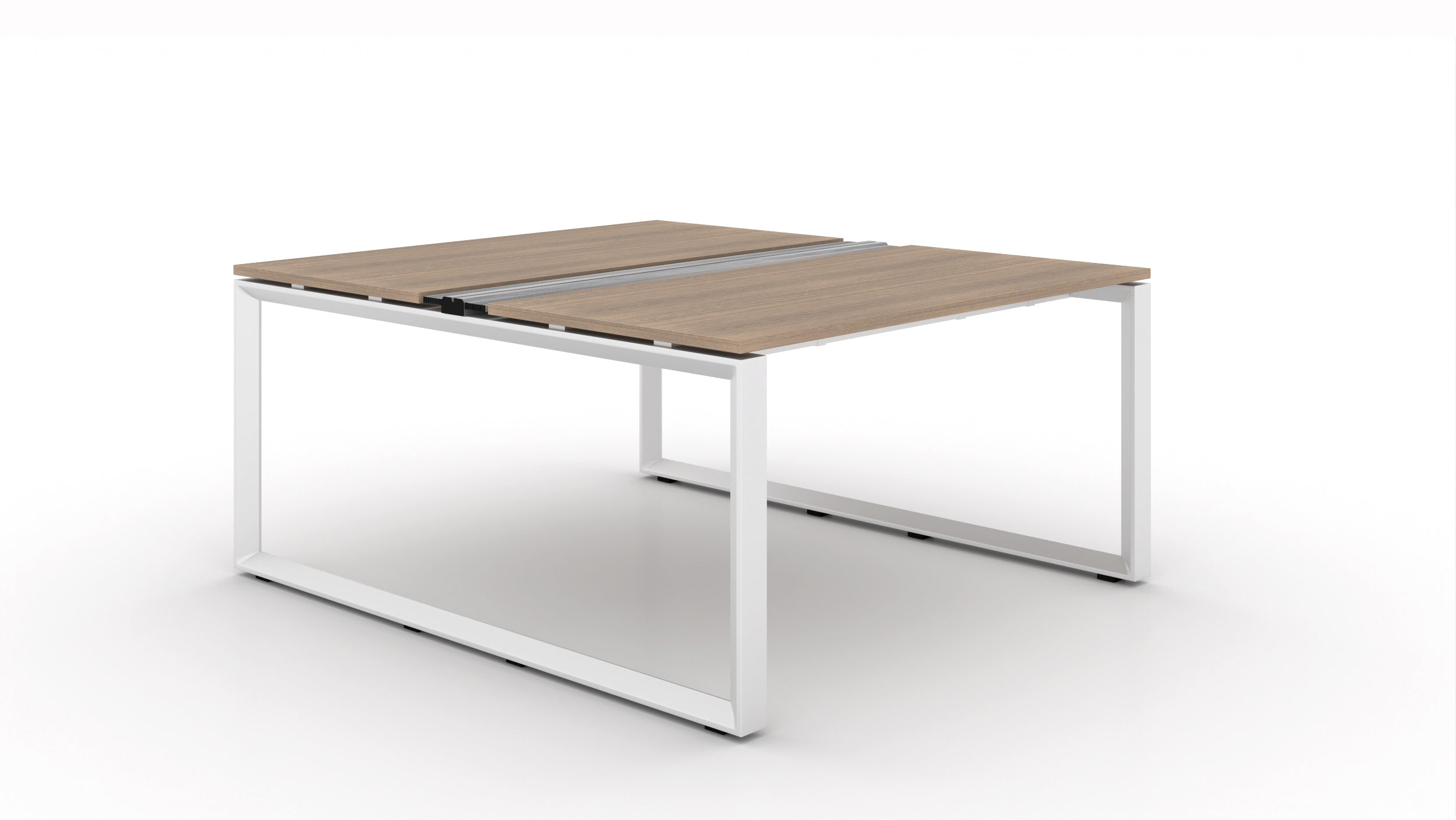 Veloce Double Station with Wire Management 57"x60"