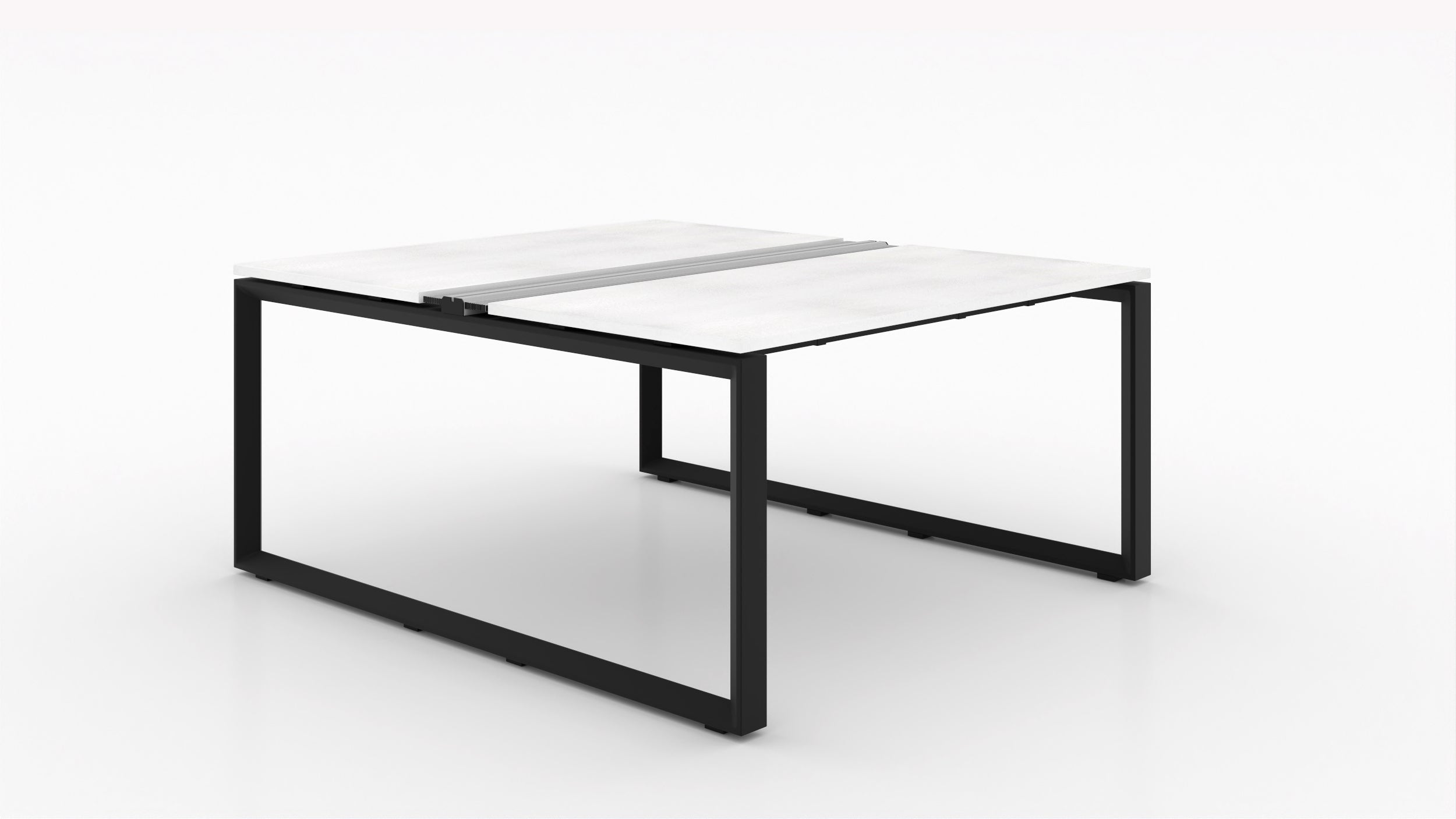Veloce Double Station with Wire Management 57"x66"
